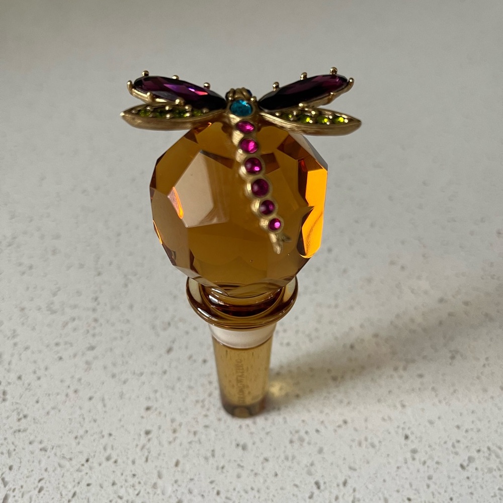 Jay Strongwater Dragonfly Wine Bottle Stopper